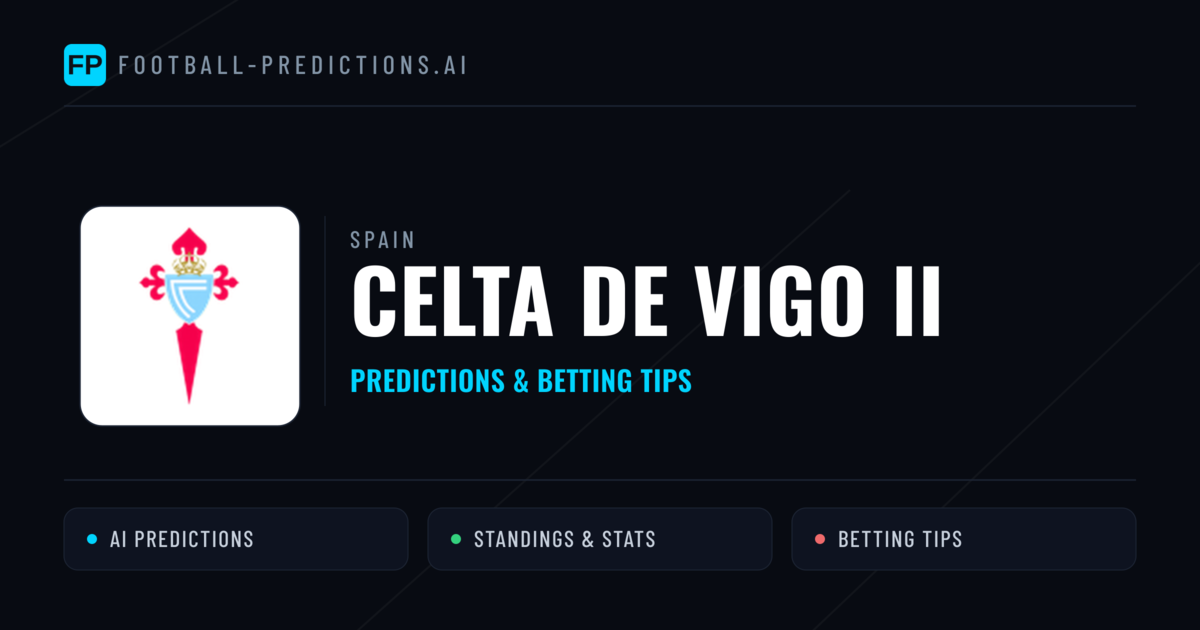 Celta de Vigo II Predictions & Stats