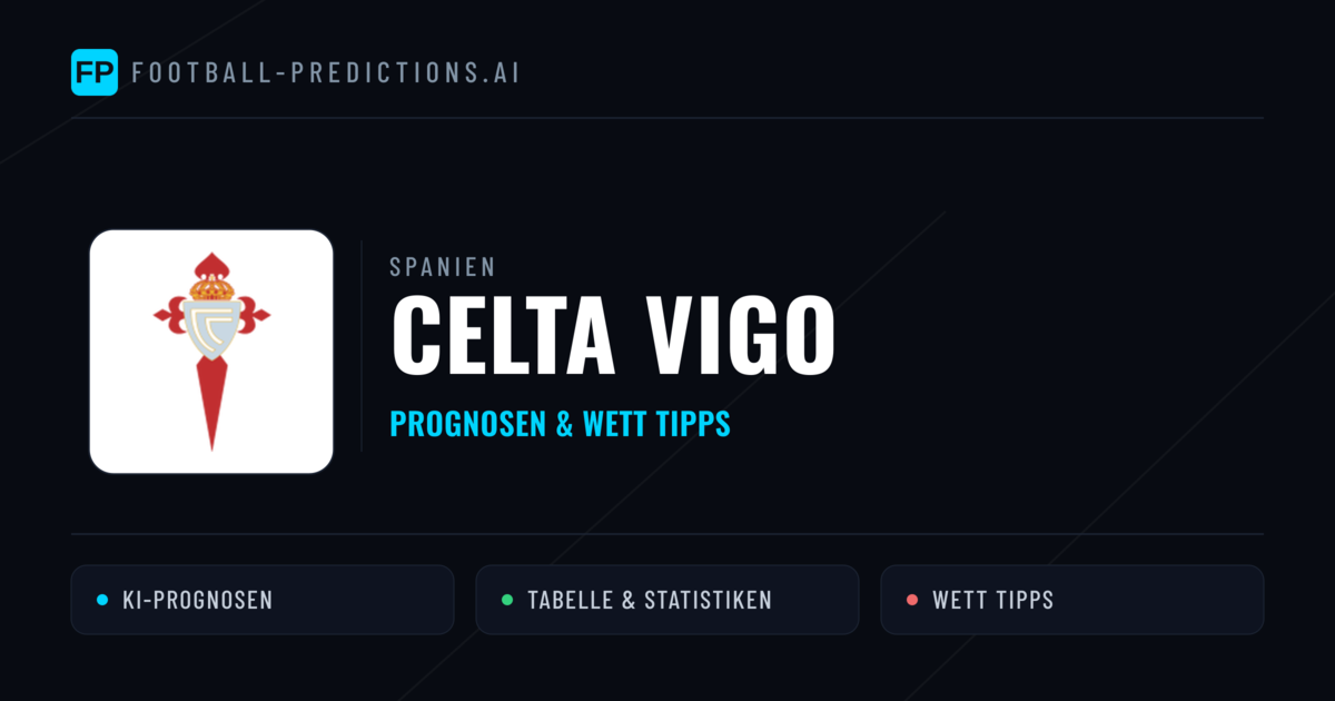 Celta Vigo Prognosen & Statistiken
