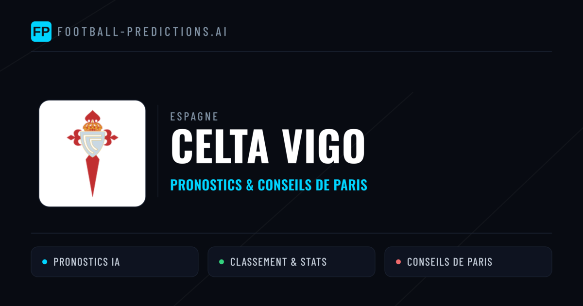Celta Vigo Pronostics & Statistiques