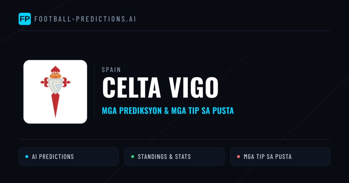 Celta Vigo Predictions & Stats