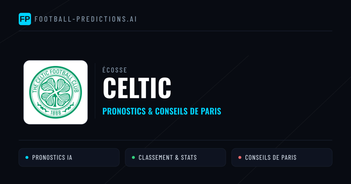 Celtic Pronostics & Statistiques