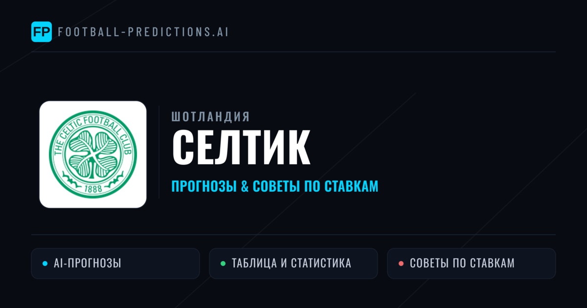 Селтик прогнозы и статистика