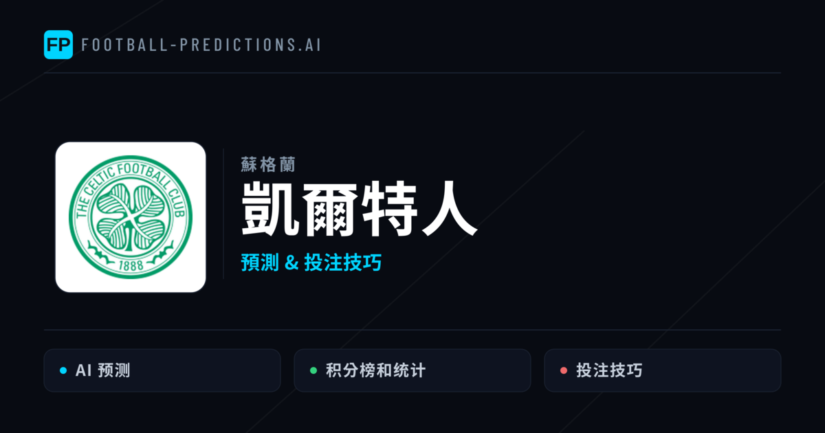 凱爾特人 運彩分析｜足球預測與數據