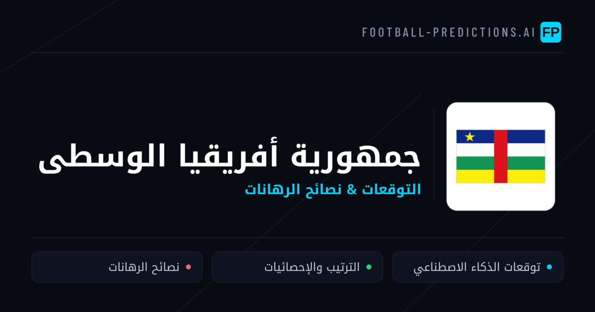 جمهورية أفريقيا الوسطى توقعات واحصائيات