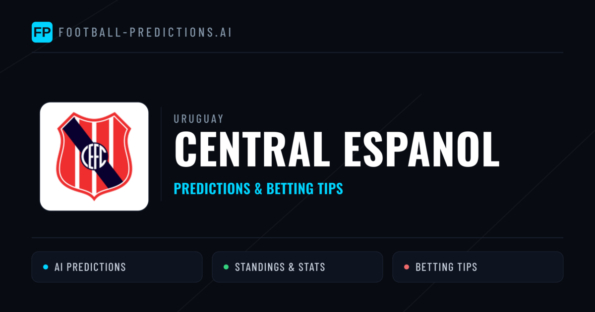 Central Espanol Predictions & Stats