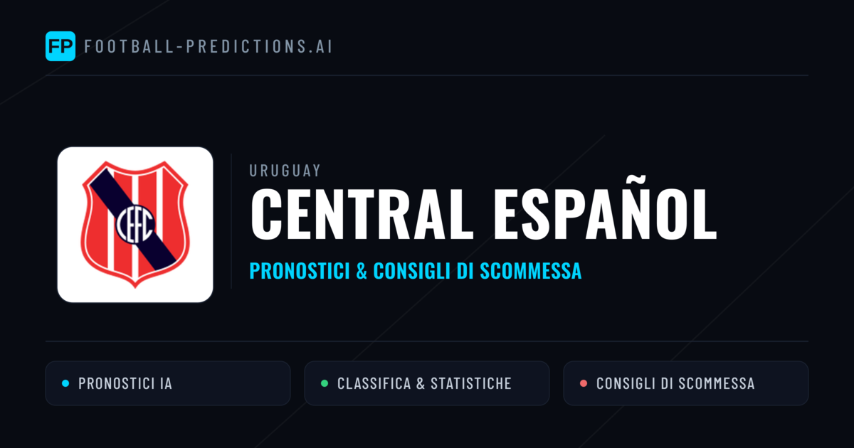 Pronostici e Statistiche Central Español