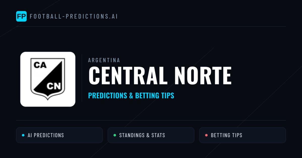 Central Norte Predictions & Stats