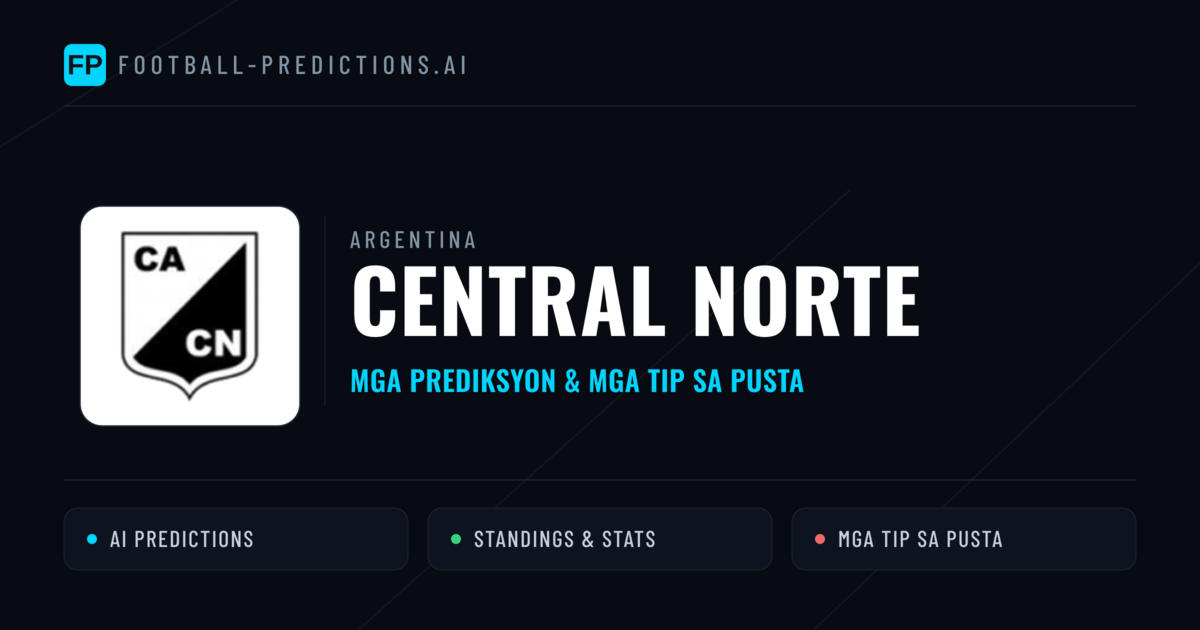 Central Norte Predictions & Stats