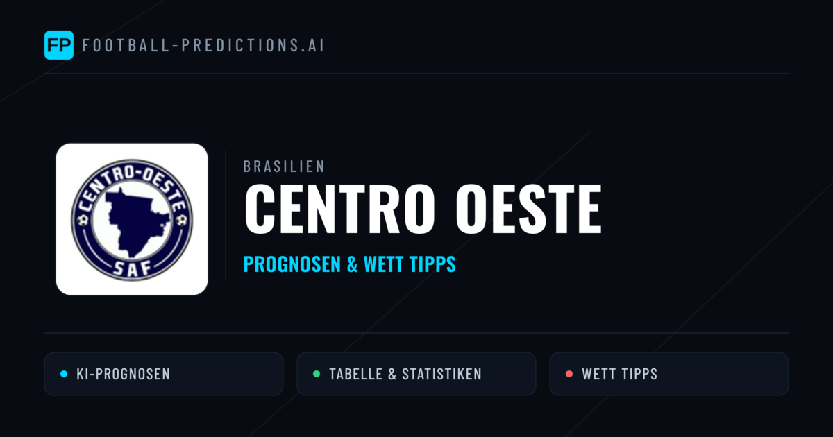 Centro Oeste Prognosen & Statistiken