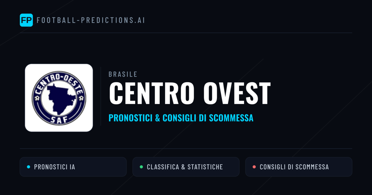 Pronostici e Statistiche Centro Ovest