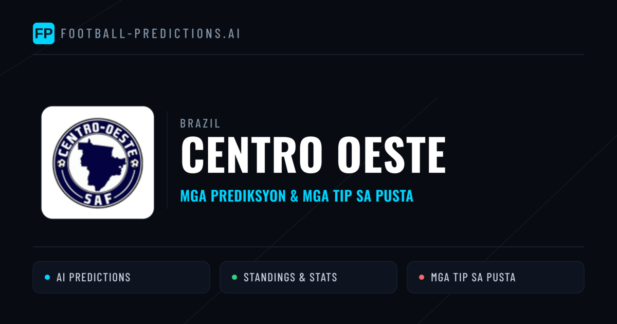 Centro Oeste Predictions & Stats
