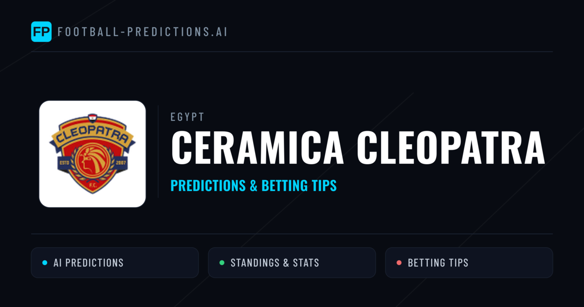 Ceramica Cleopatra Predictions & Stats