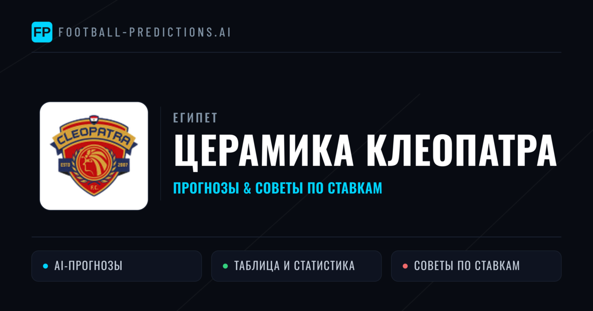Церамика Клеопатра прогнозы и статистика