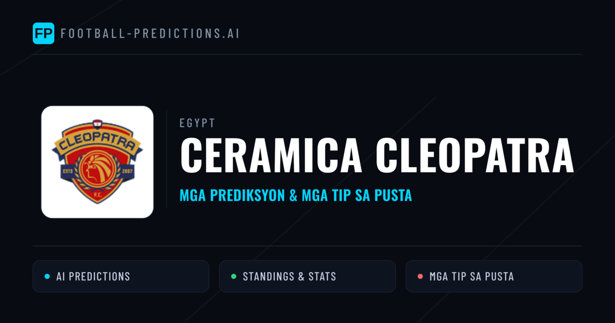 Ceramica Cleopatra Predictions & Stats
