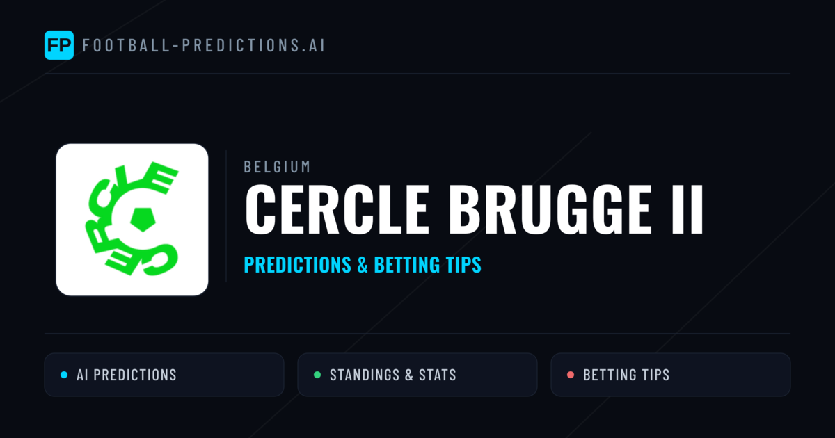 Cercle Brugge II Predictions & Stats
