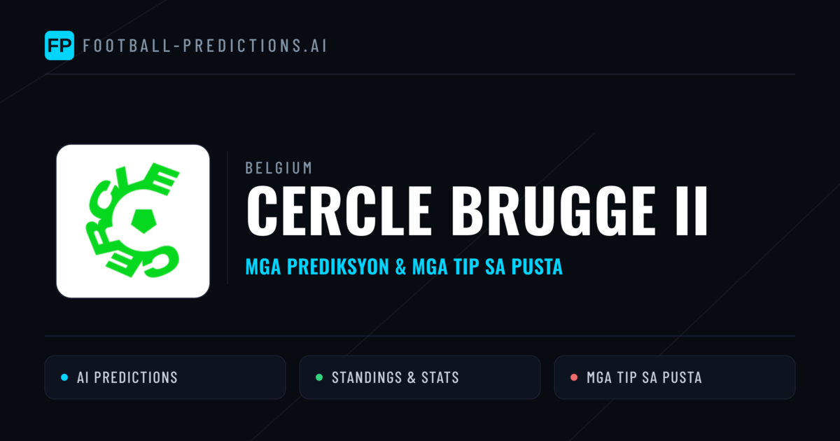 Cercle Brugge II Predictions & Stats