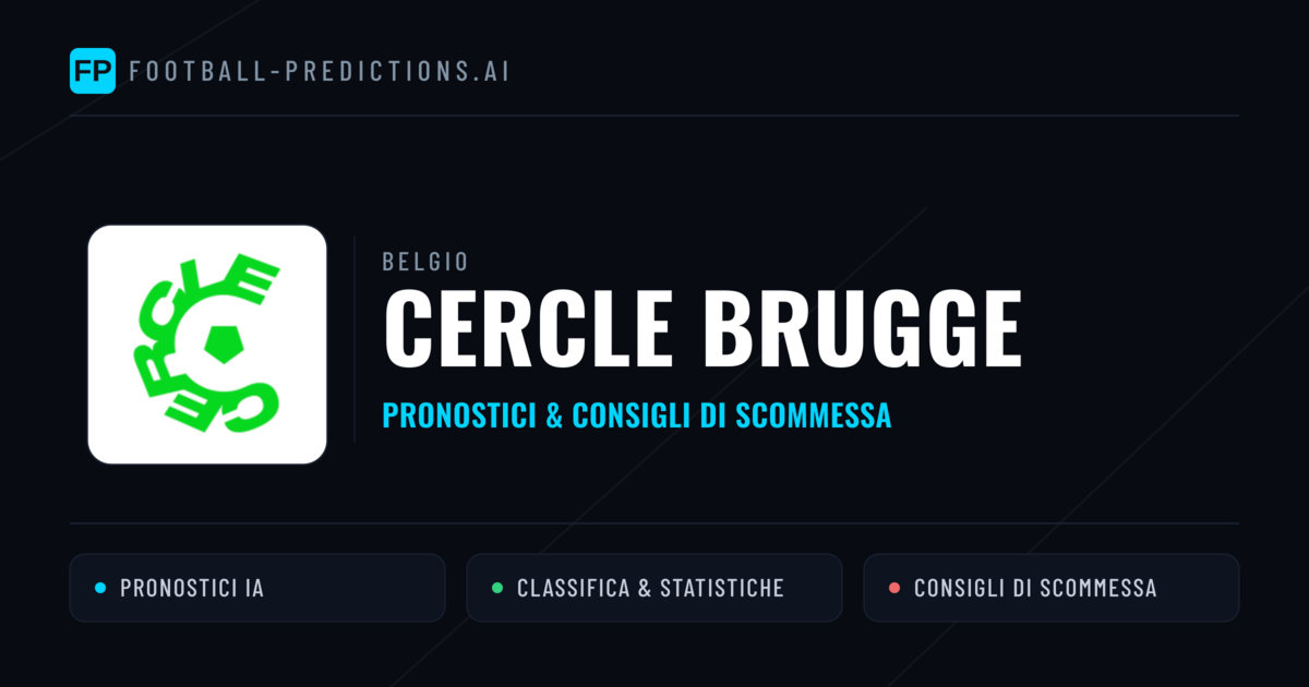Pronostici e Statistiche Cercle Brugge