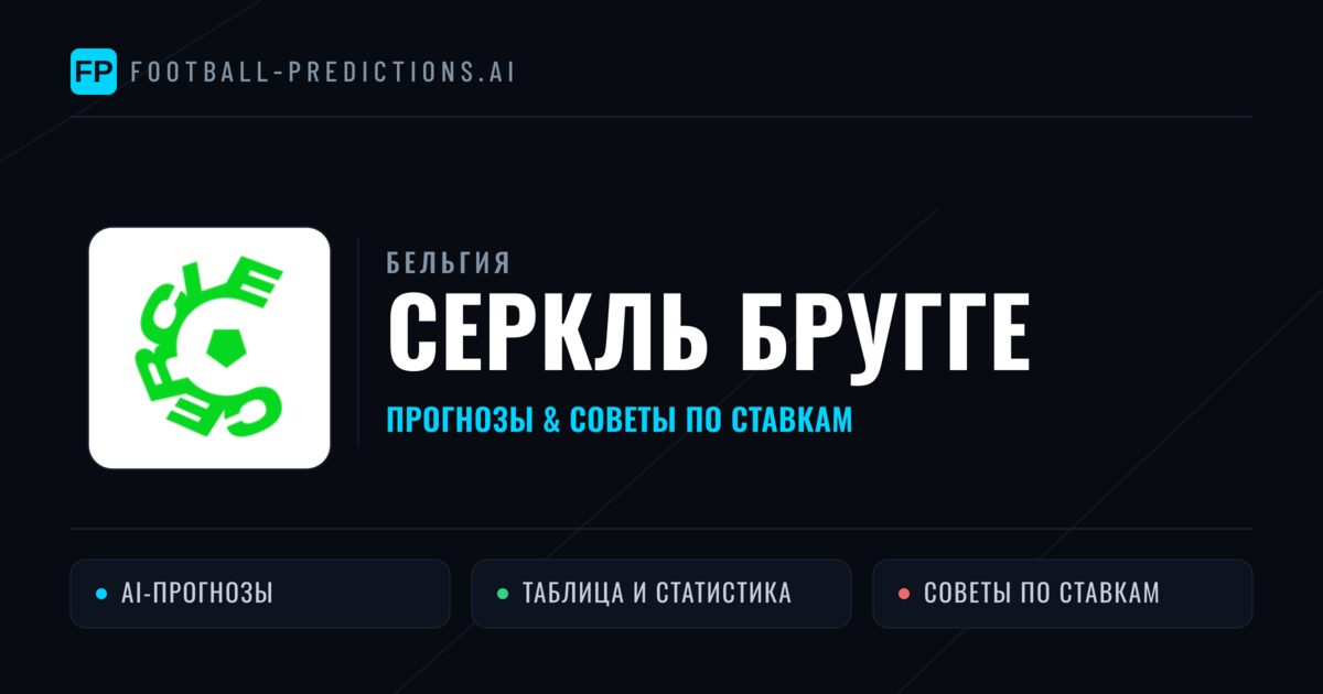 Серкль Бругге прогнозы и статистика