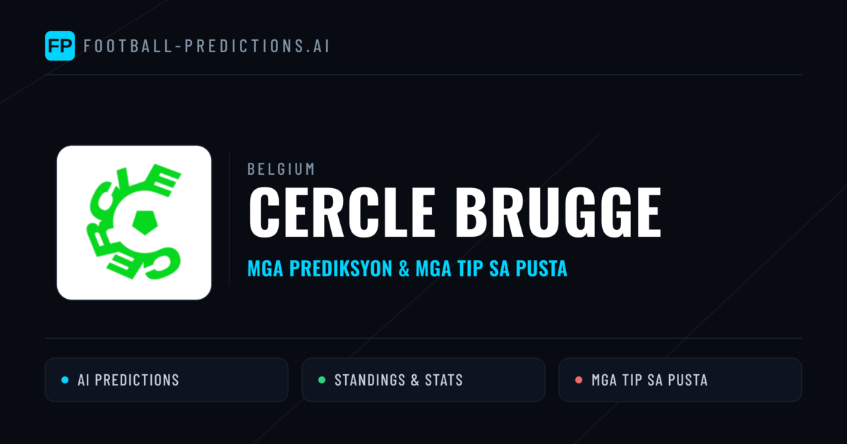 Cercle Brugge Predictions & Stats