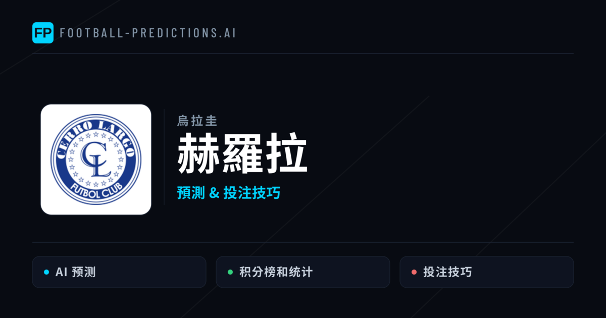 赫羅拉 運彩分析｜足球預測與數據
