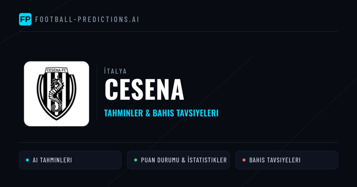 Cesena Tahminleri & İstatistikler