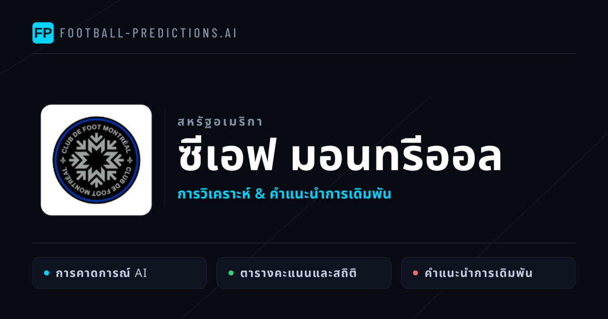 ซีเอฟ มอนทรีออล การวิเคราะห์และสถิติ