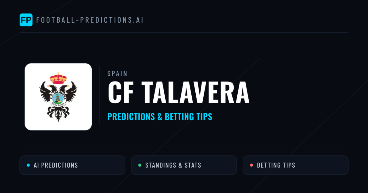 CF Talavera Predictions & Stats