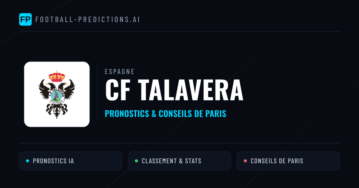 CF Talavera Pronostics & Statistiques