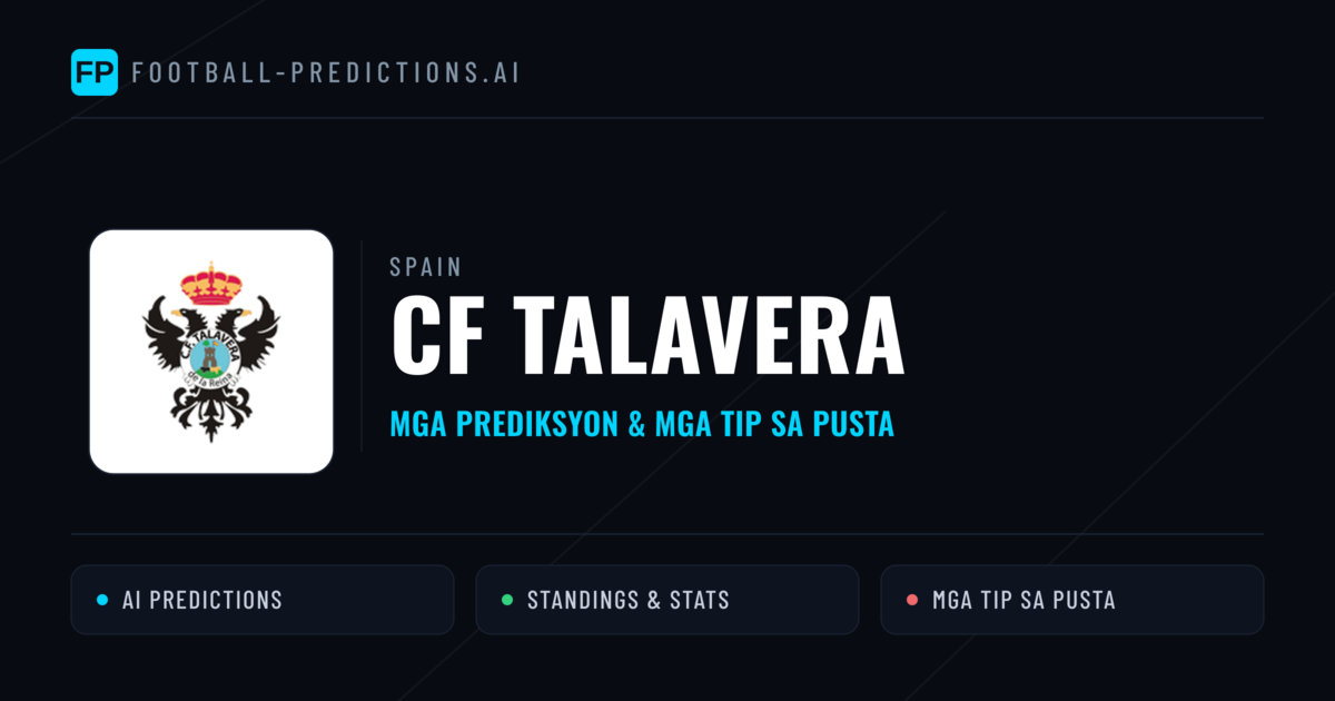 CF Talavera Predictions & Stats