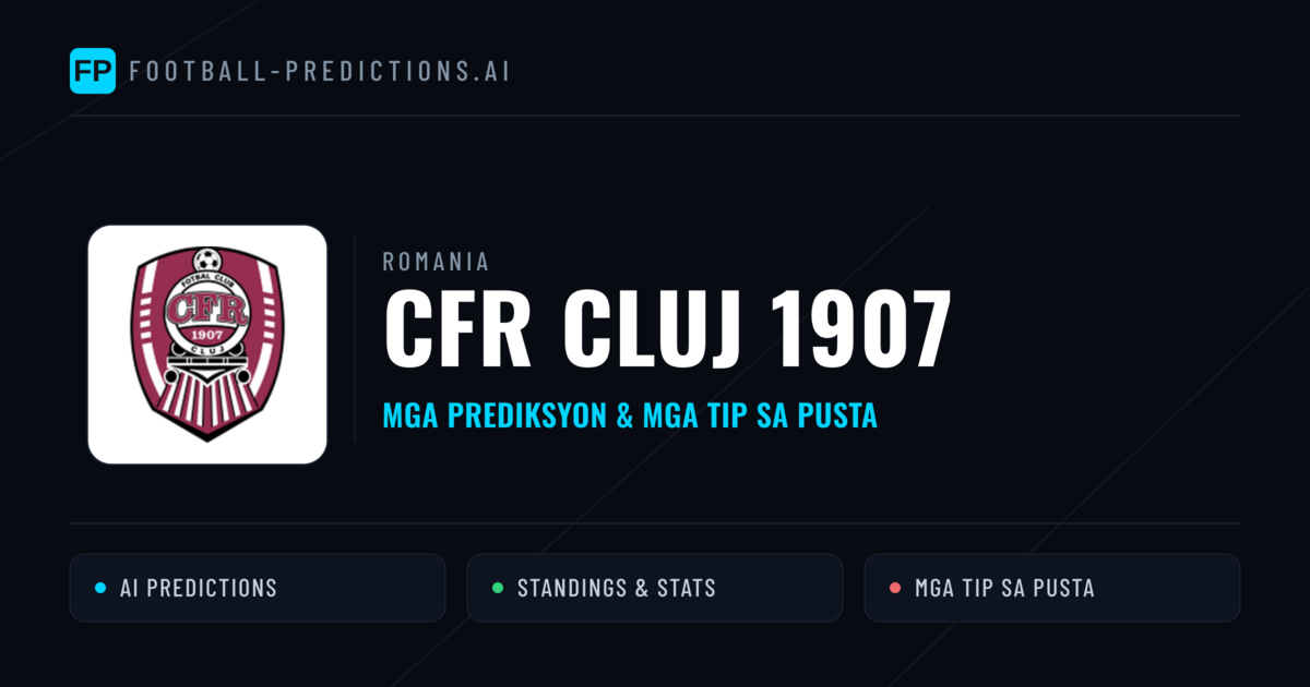 CFR Cluj 1907 Predictions & Stats