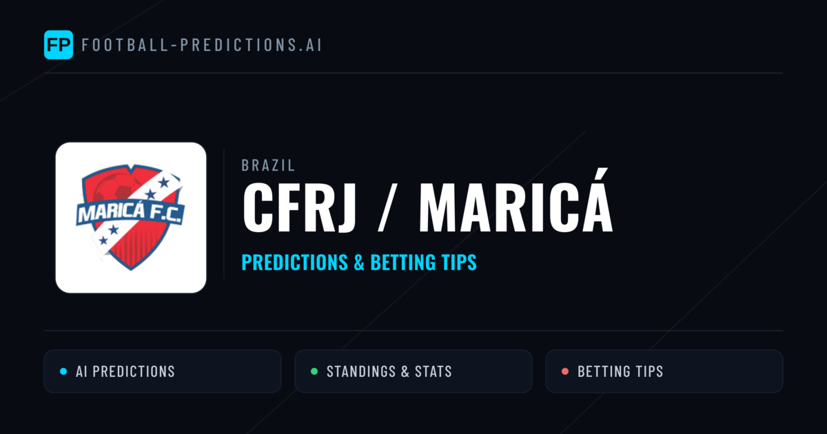 CFRJ / Maricá Predictions & Stats