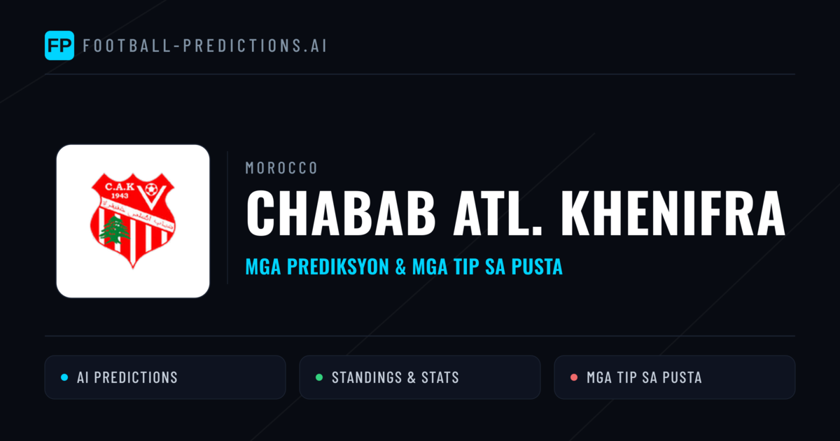 Chabab Atl. Khenifra Predictions & Stats