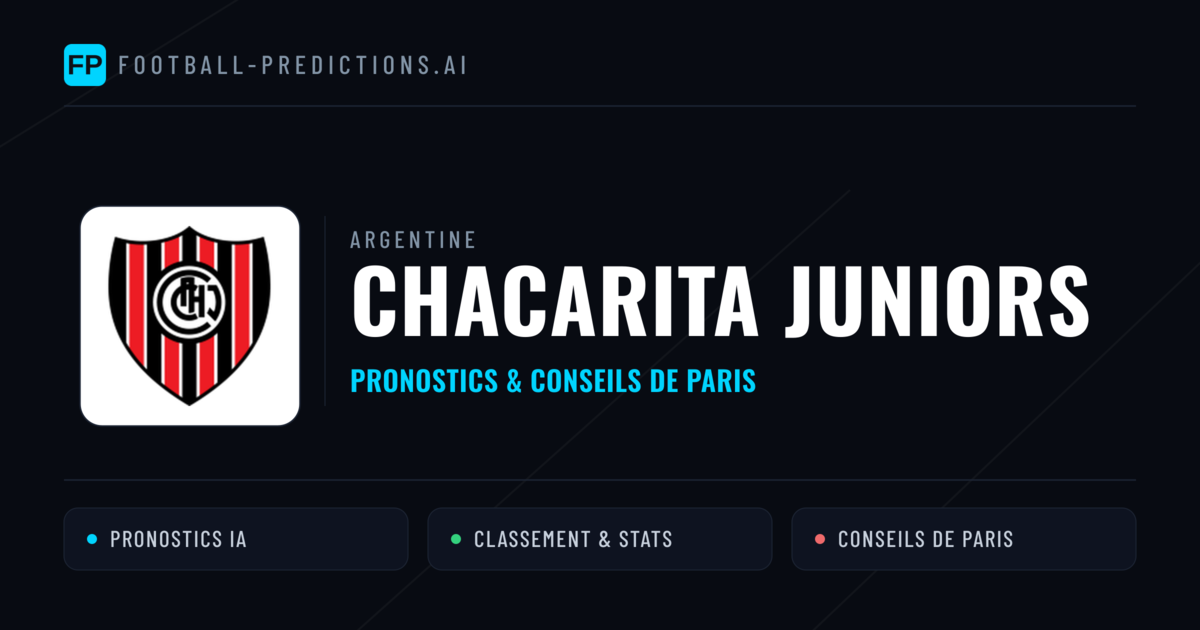 Chacarita Juniors Pronostics & Statistiques