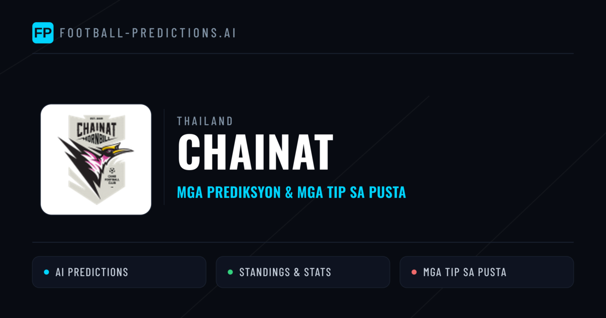 Chainat Predictions & Stats