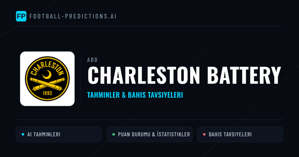 Charleston Battery Tahminleri & İstatistikler