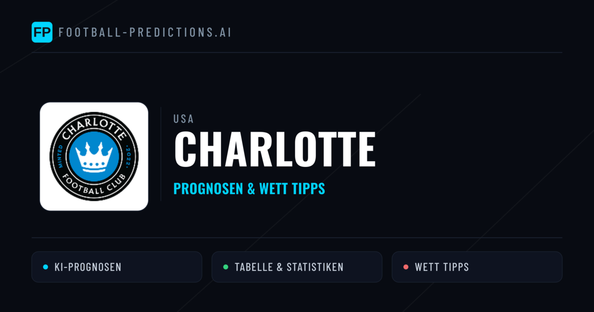 Charlotte Prognosen & Statistiken