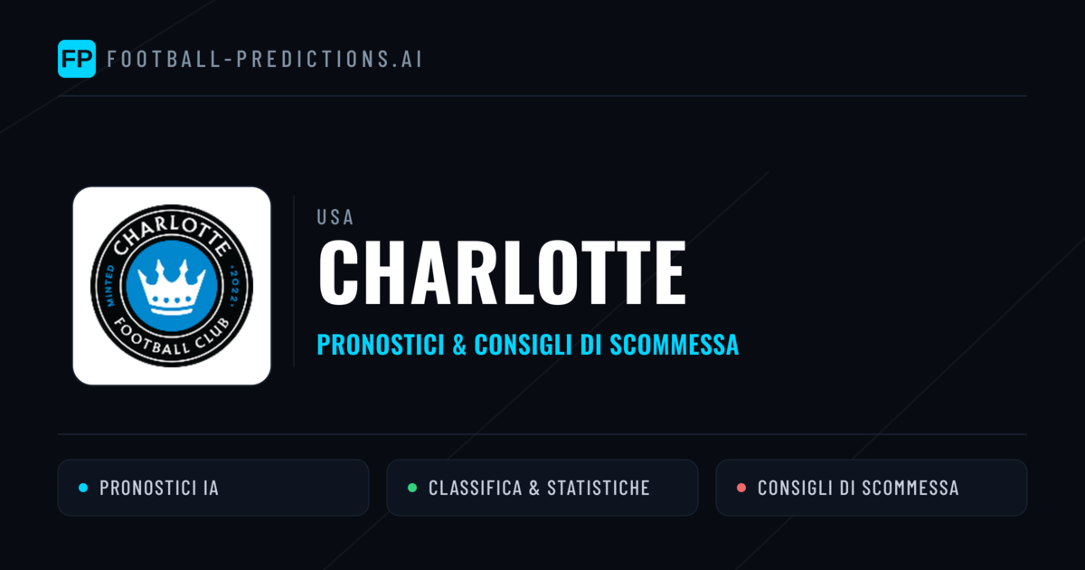 Pronostici e Statistiche Charlotte