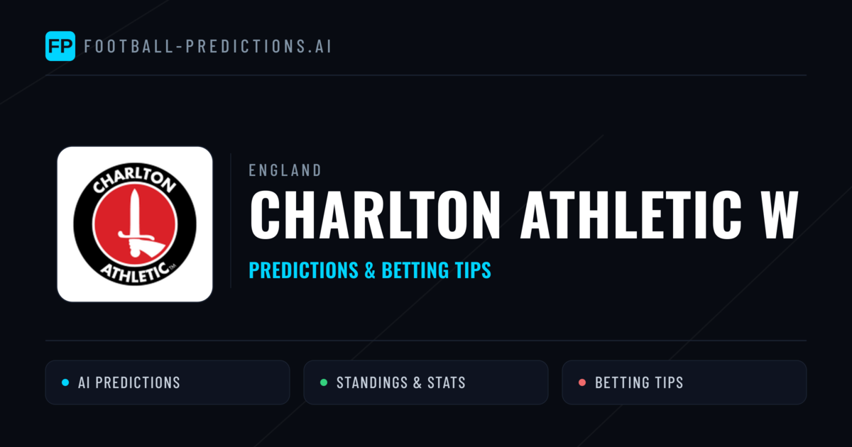 Charlton Athletic W Predictions & Stats