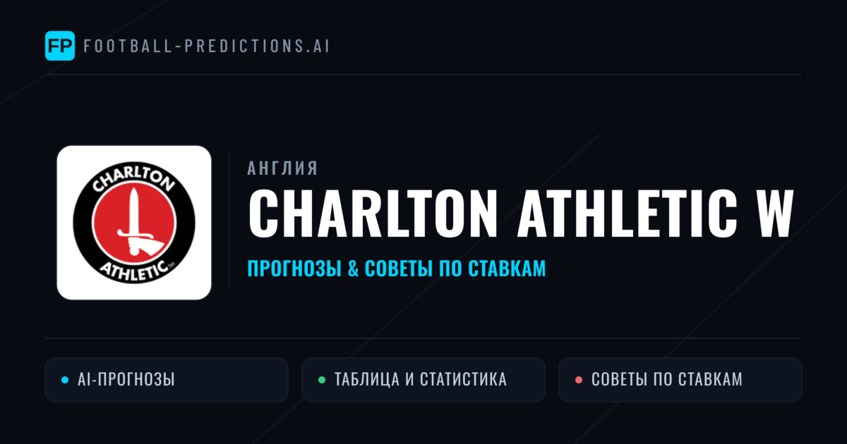 Charlton Athletic W прогнозы и статистика