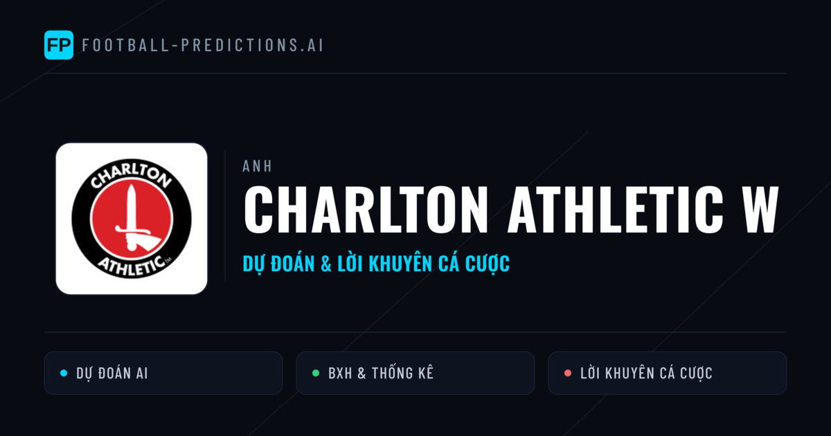 Charlton Athletic W Dự đoán & Thống kê
