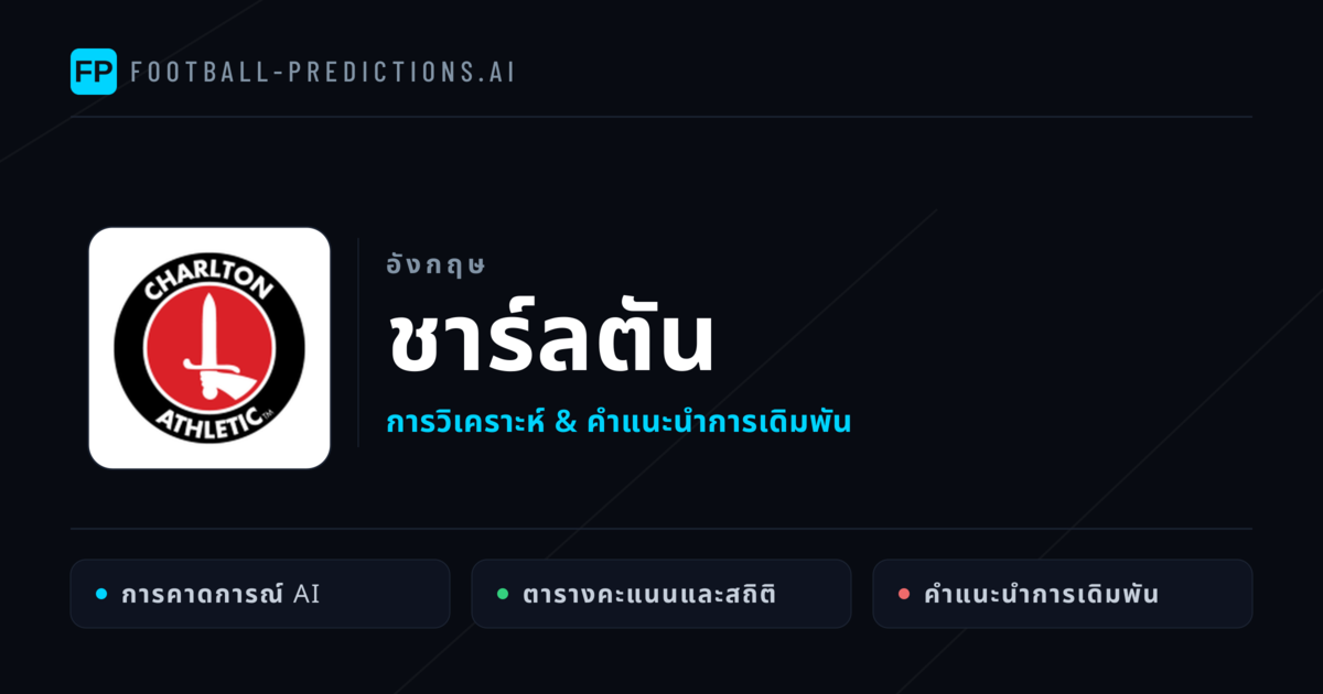 ชาร์ลตัน การวิเคราะห์และสถิติ
