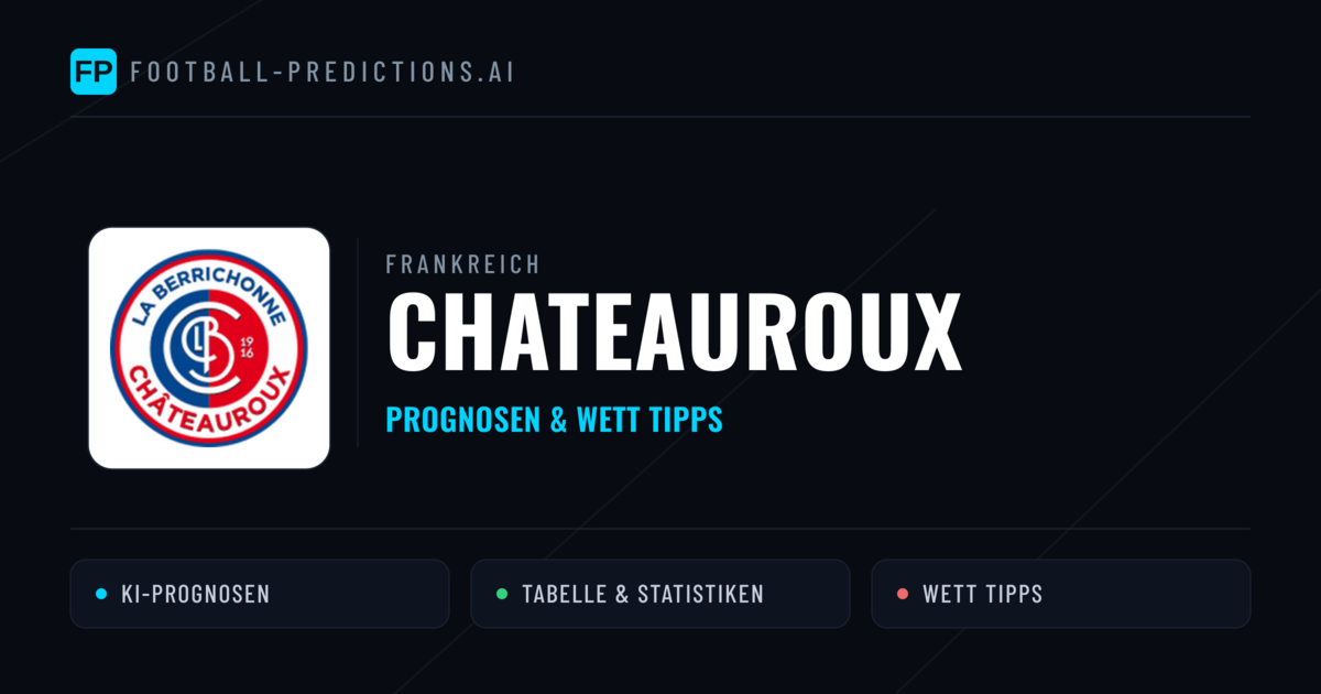 Chateauroux Prognosen & Statistiken
