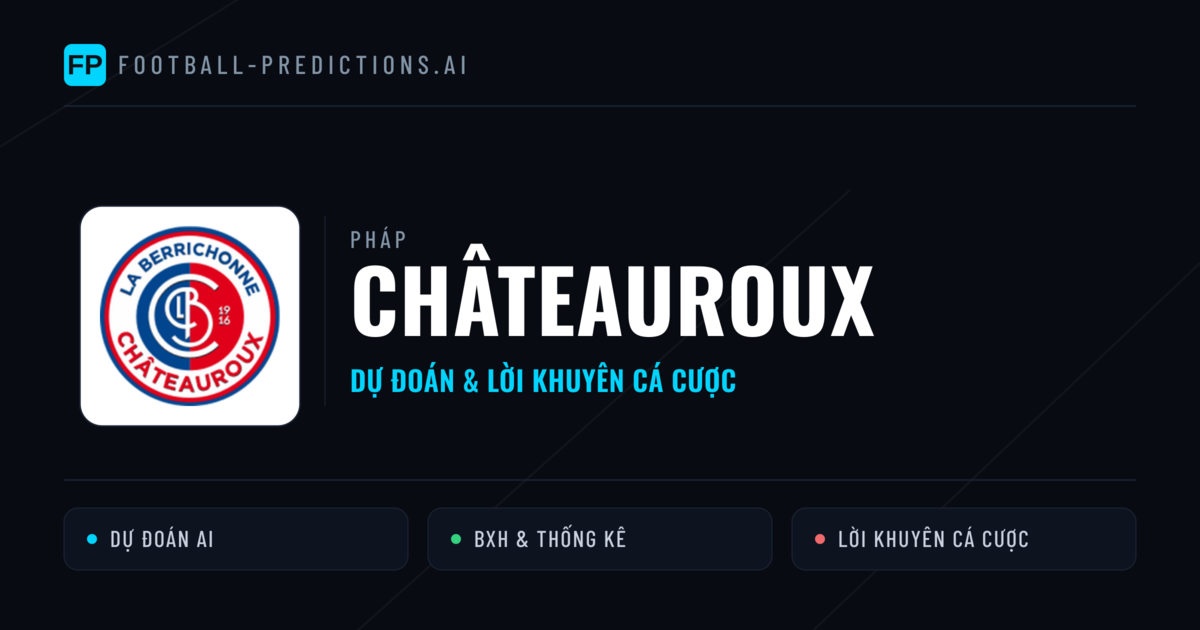 Châteauroux Dự đoán & Thống kê