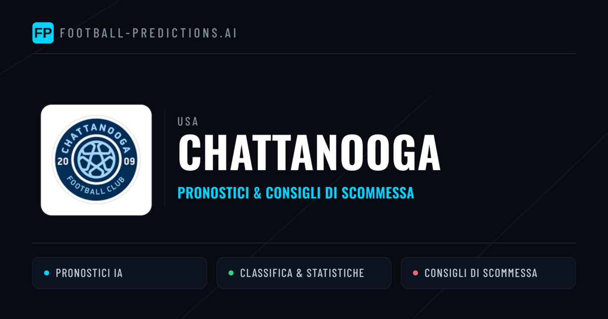 Pronostici e Statistiche Chattanooga