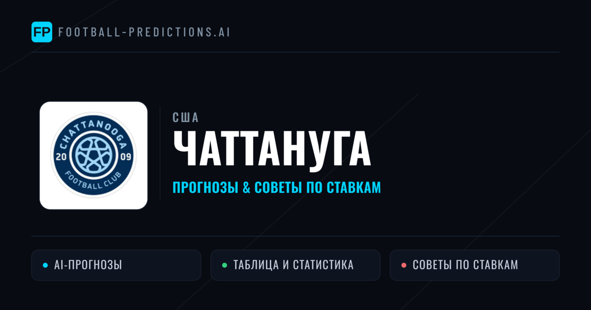 Чаттануга прогнозы и статистика