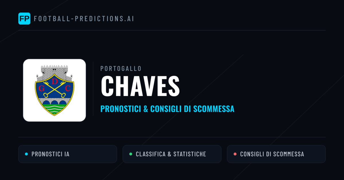 Pronostici e Statistiche Chaves