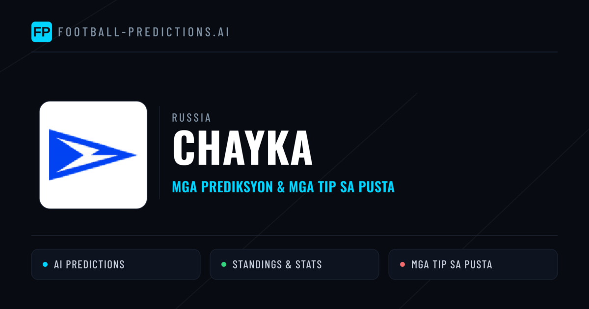 Chayka Predictions & Stats
