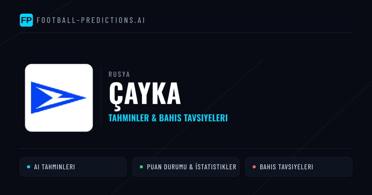 Çayka Tahminleri & İstatistikler