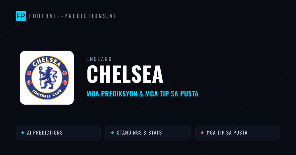 Chelsea Predictions & Stats