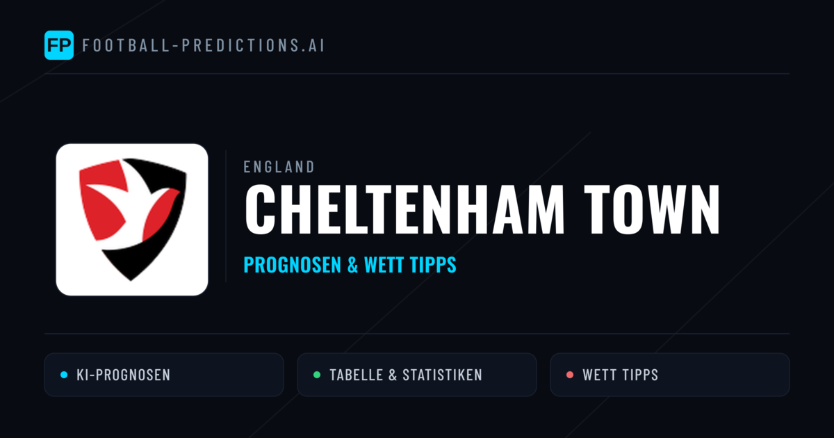 Cheltenham Town Prognosen & Statistiken